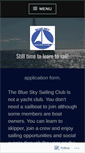 Mobile Screenshot of blueskysailing.org